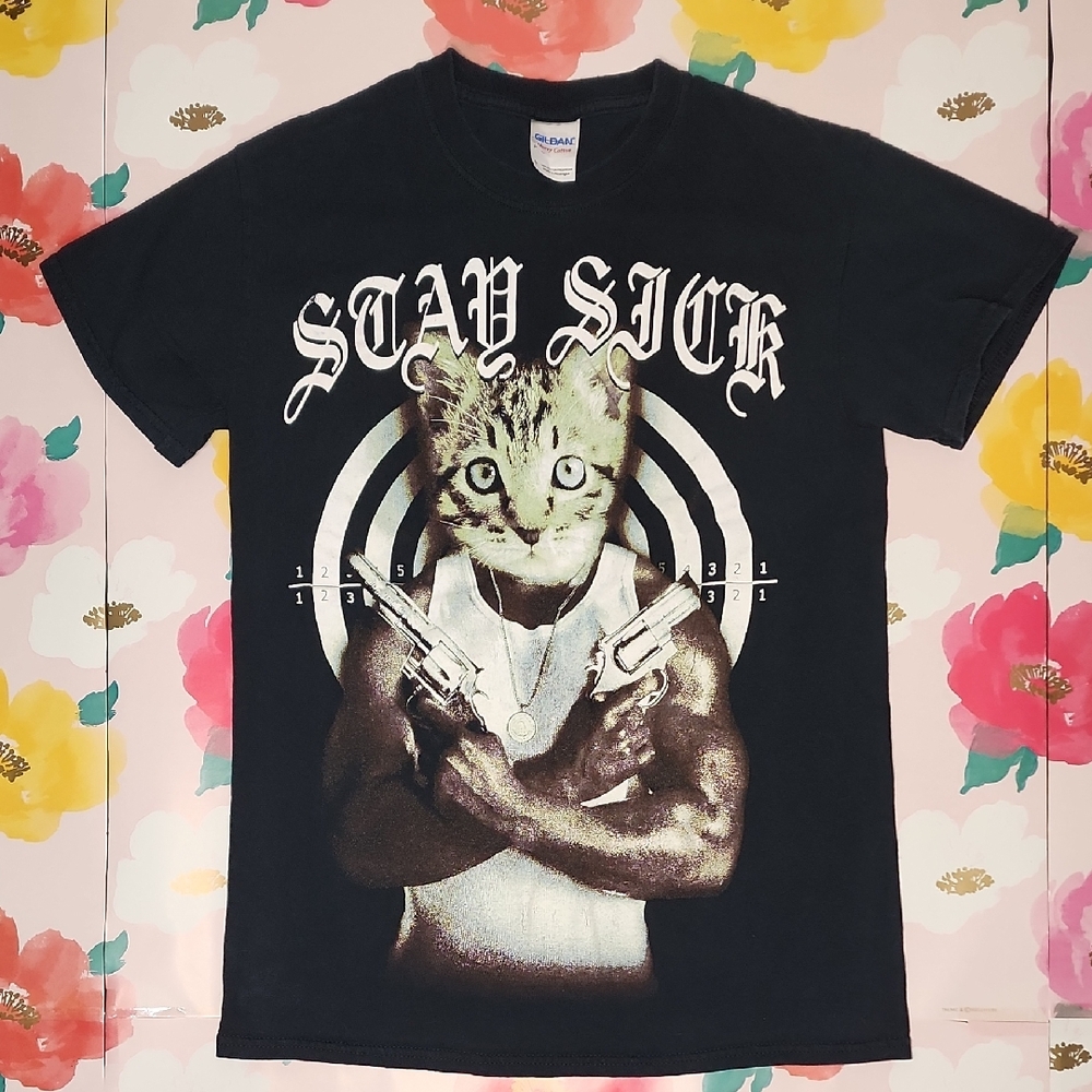 Stay Sick 50 Cent Cat Shirt